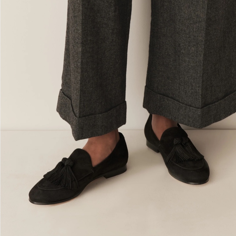Doen Arlow loafer black suede 38